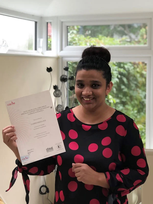 Picture of a recent Distance Learning Centre Graduate