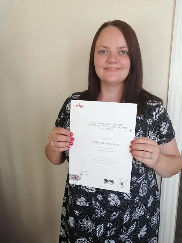 Picture of a recent Distance Learning Centre Graduate