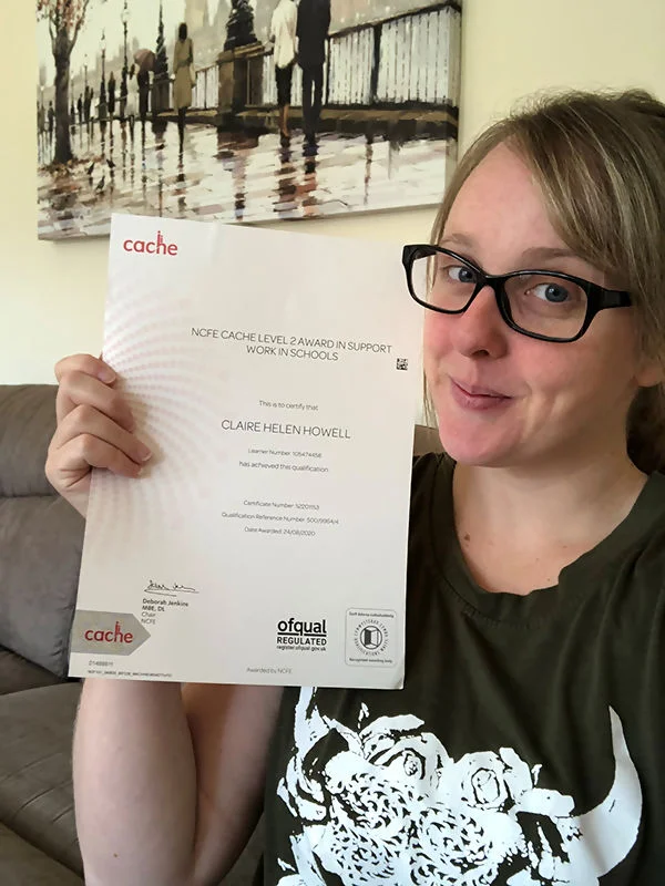 Picture of a recent Distance Learning Centre Graduate