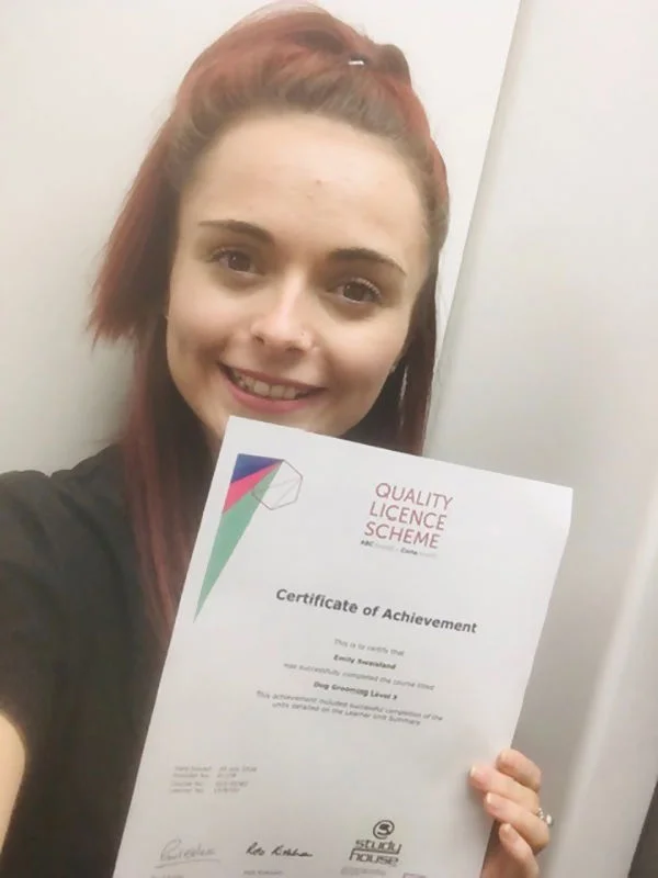 Picture of a recent Distance Learning Centre Graduate