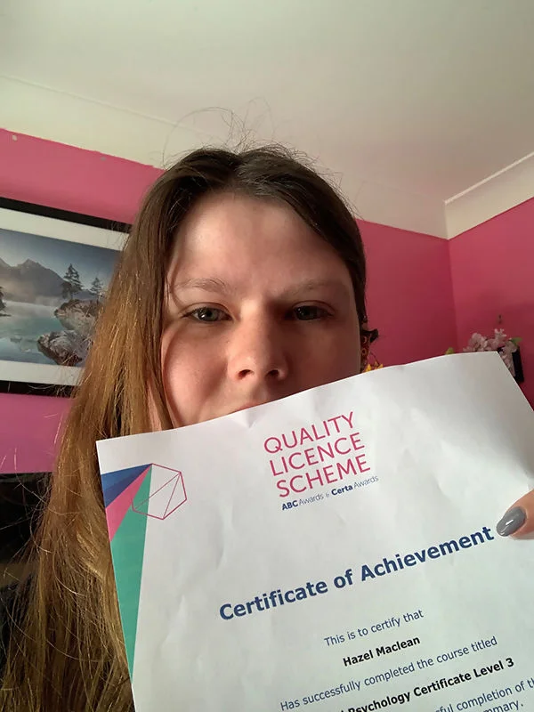 Picture of a recent Distance Learning Centre Graduate