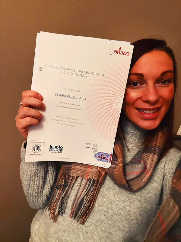 Picture of a recent Distance Learning Centre Graduate